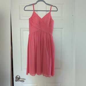 Azazie Strapless Pink Dress